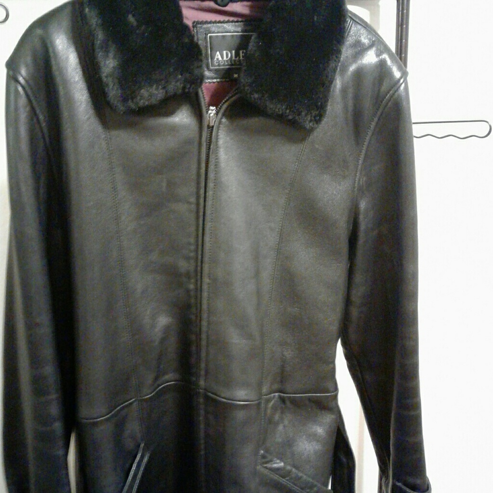 3quarter length leather jacket very soft